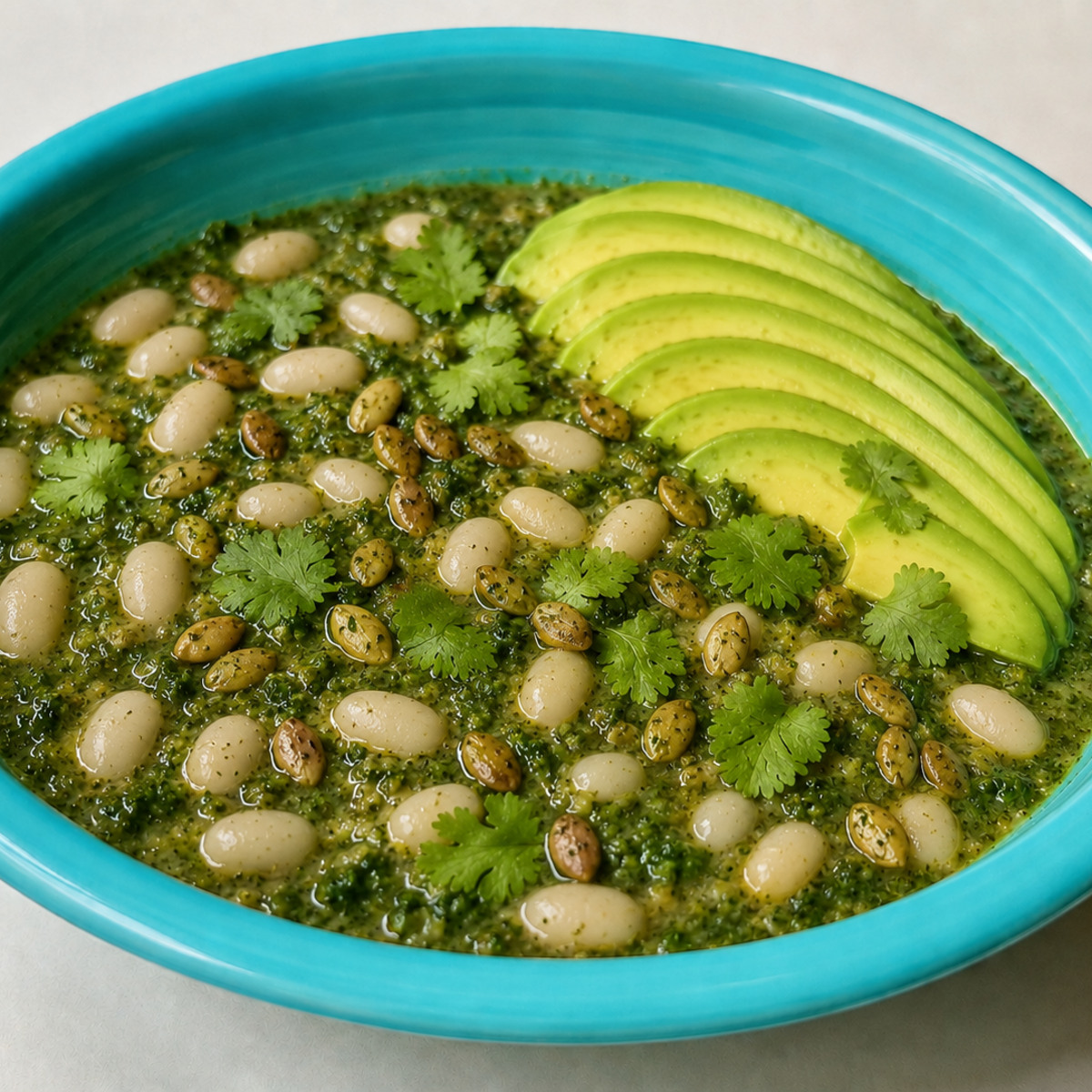 white bean posole verde